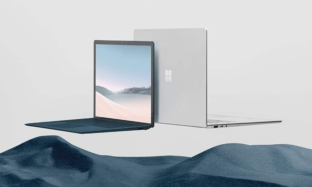 Microsoft lanzará el Surface Laptop 4 con CPUs Intel y AMD