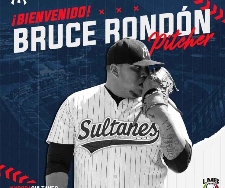 Incorporan Sultanes al relevista Bruce Rondon
