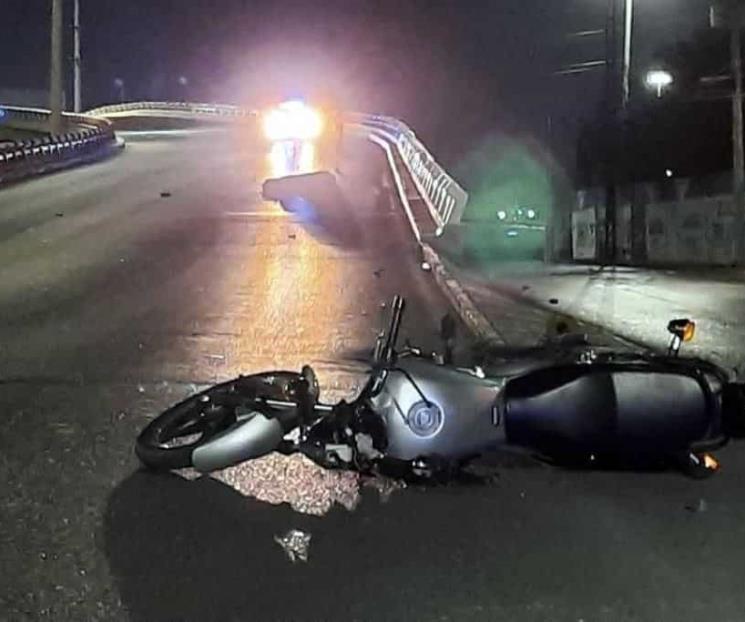 Pierde la vida motociclista en choque