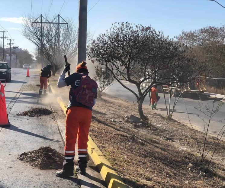 Continúa mantenimiento de Servicios Públicos de Monterrey