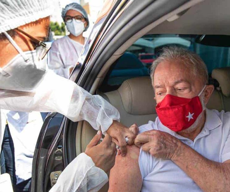 Lula da Silva recibe primera dosis de vacuna contra Covid