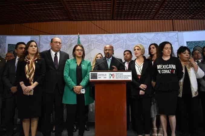 Rechaza PRI intento de intromisión del Ejecutivo Federal Rechaza PRI intento de intromisión del Ejecutivo Federal