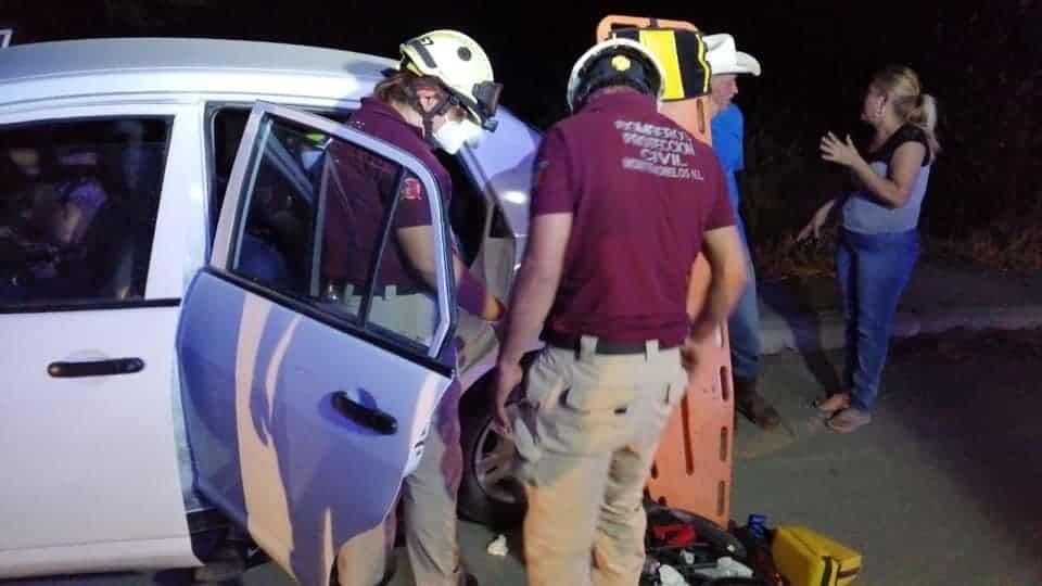 Deja choque dos lesionados