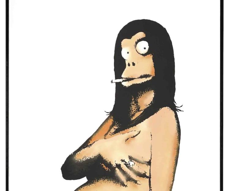 Subastan la icónica caricatura de Demi Moore