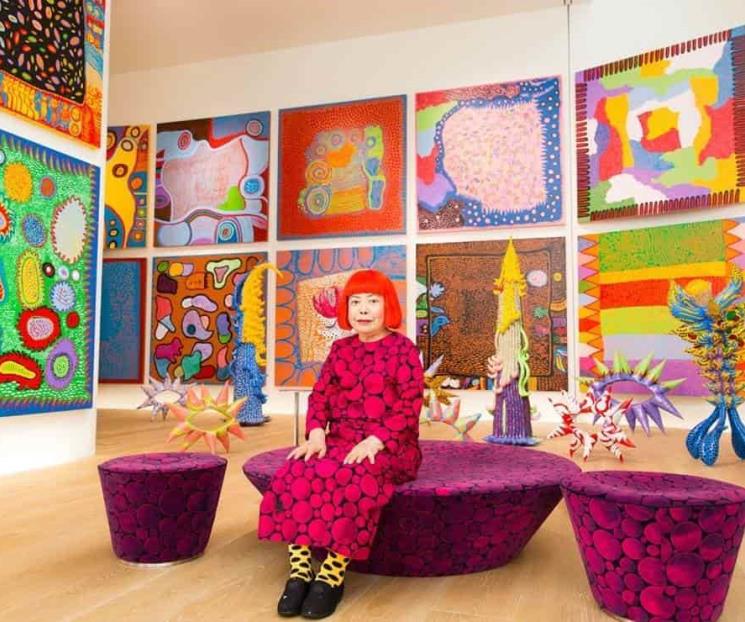 Subastan ocho obras raras de Yayoi Kusama