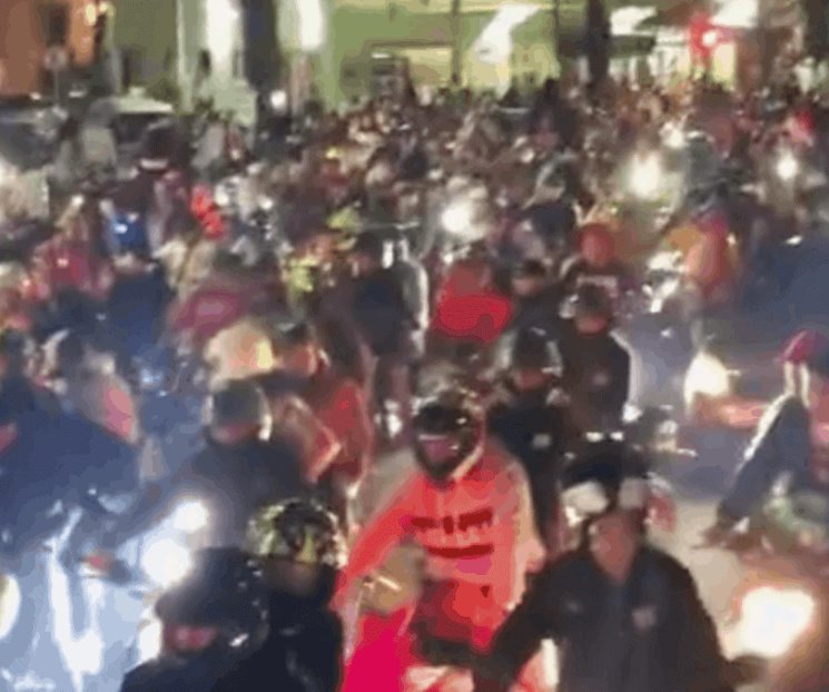 Liberan a 61 motociclistas detenidos en rodada