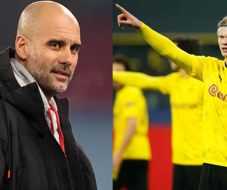 Elogia Guardiola a Haaland