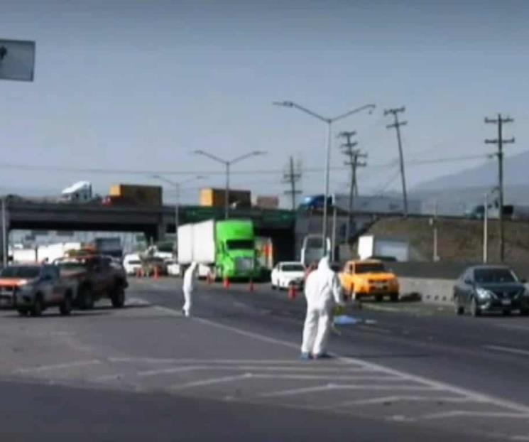 Muere hombre atropellado por tráiler en Apodaca