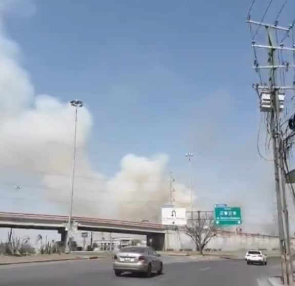 Ahora le tocó al municipio de Escobedo, enfrentar un macro incendio