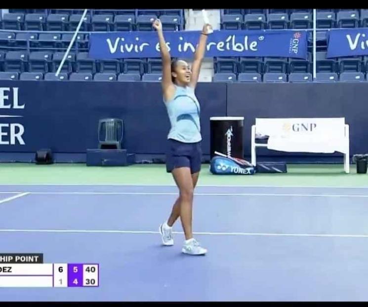 Leylah Fernández se corona en Monterrey