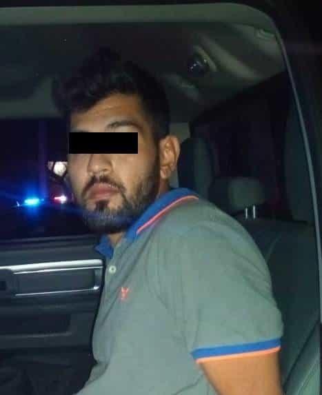 Arrestan a chofer de aplicación con droga