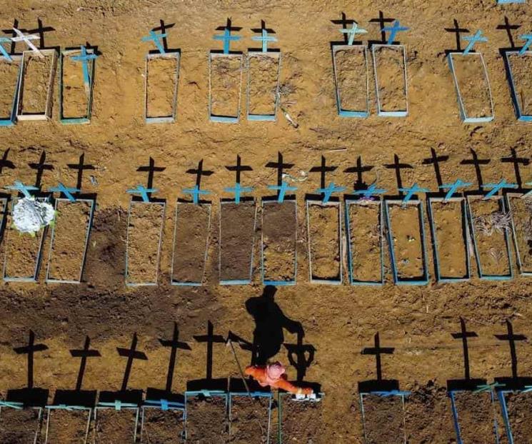 Rebasa Brasil los 300 mil muertos por Covid