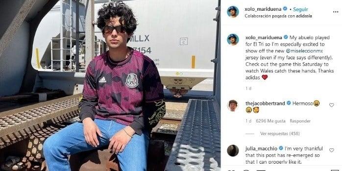 Xolo Maridueña presume su amor por la Selección Mexicana