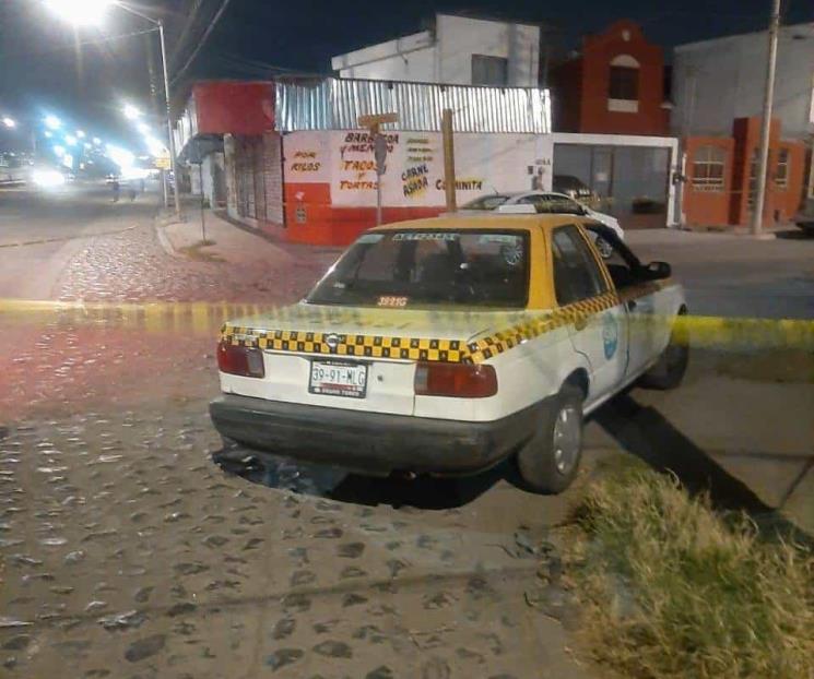 Recuperan taxi robado