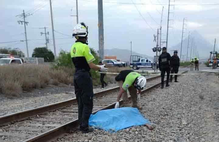Muere hombre arrollado por el tren en García
