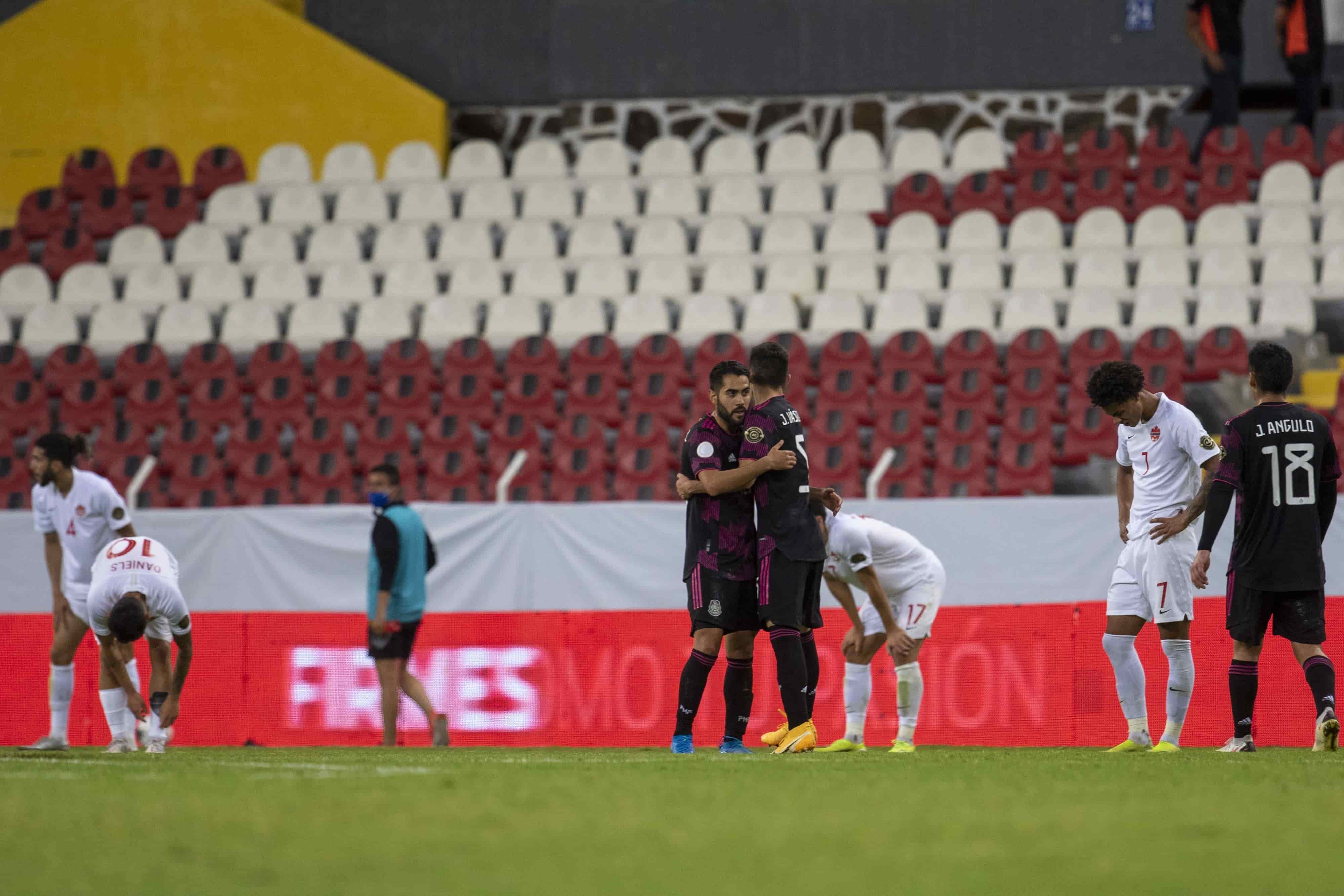 Vence México 2-0 a Canada