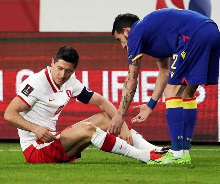 Se lesiona Lewandowski