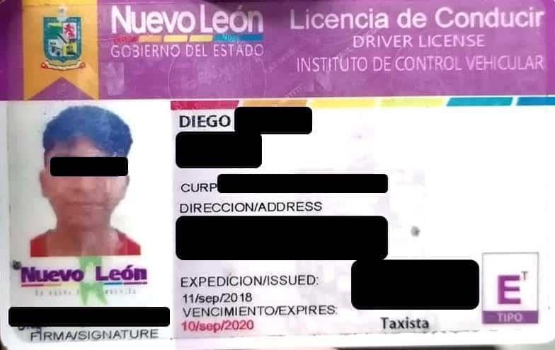 Detienen a conductor con licencia falsa