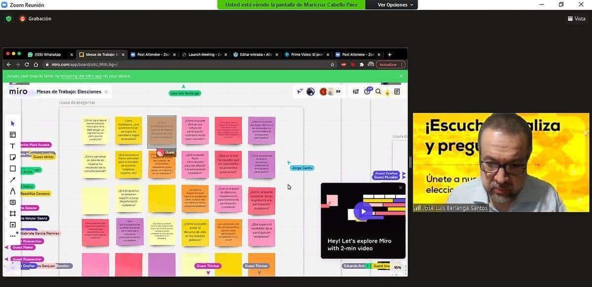 Abre espacio para reflexionar sobre propuestas políticas