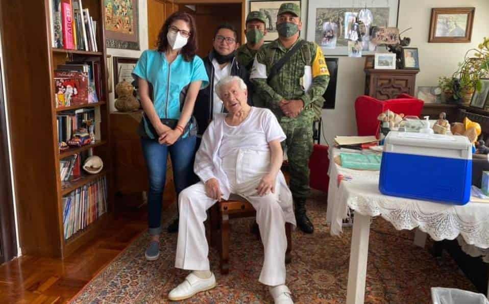 Ignacio López Tarso recibe vacuna contra Covid Ignacio López Tarso recibe vacuna contra Covid