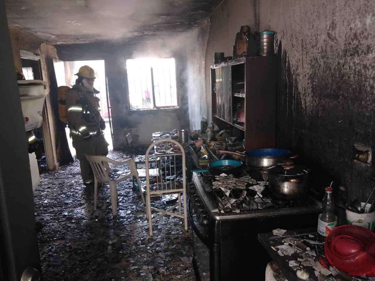 La familia perdió todas sus partencias, al producirse un incendio