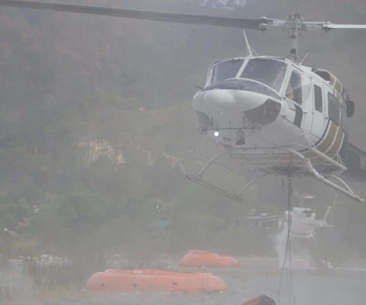 Enfrían puntos de calor en Sierra de Santiago