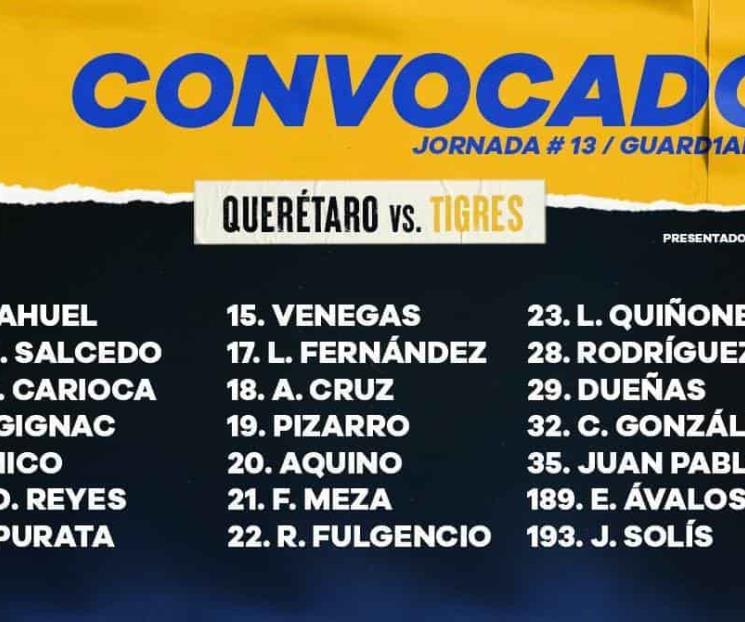 Habrá equipo completo en Tigres para su duelo ante Gallos