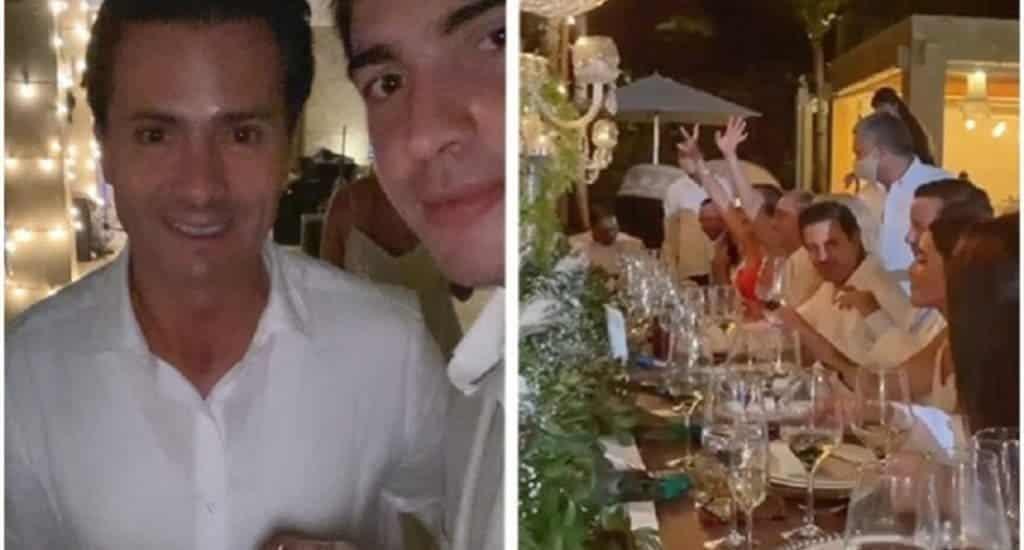 Peña Nieto y Tania Ruiz reaparecen juntos en una boda