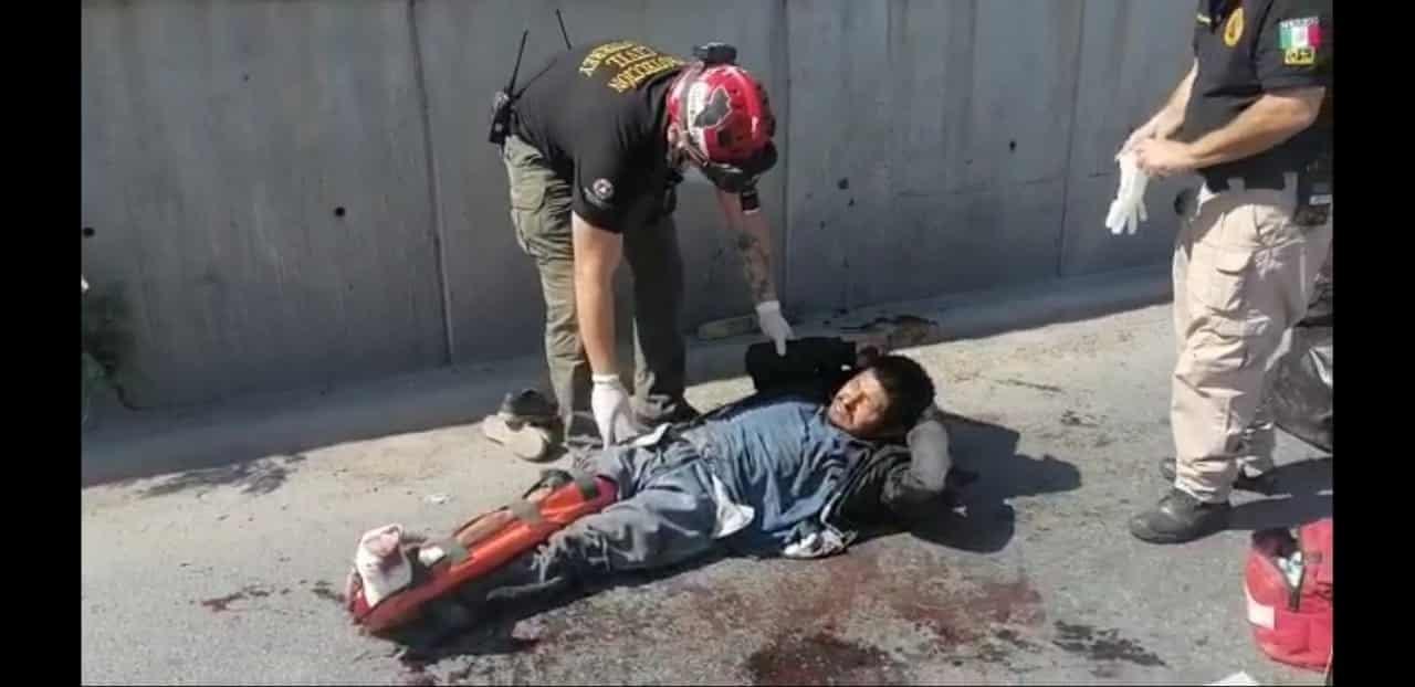Atropellan a hombre  Avenida Morones Prieto