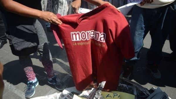 Termina protesta de Salgado en trifulca