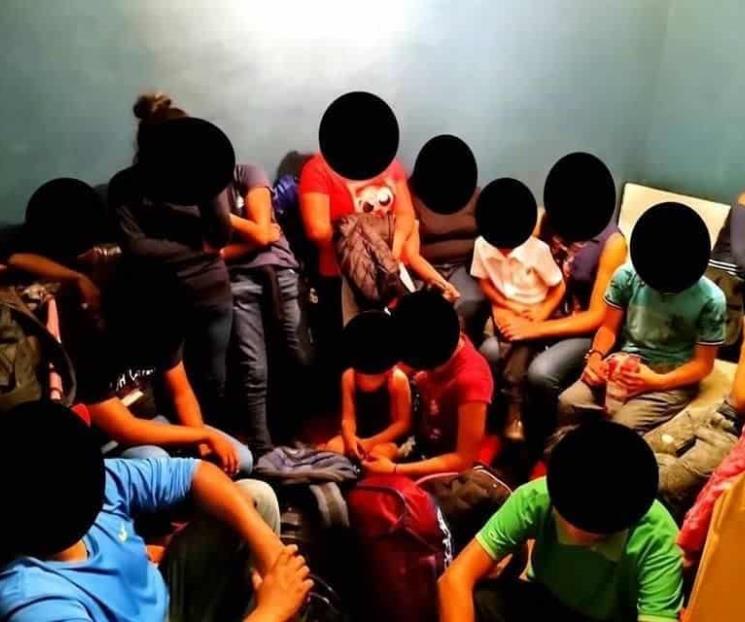 Aseguran a 46 migrantes ilegales