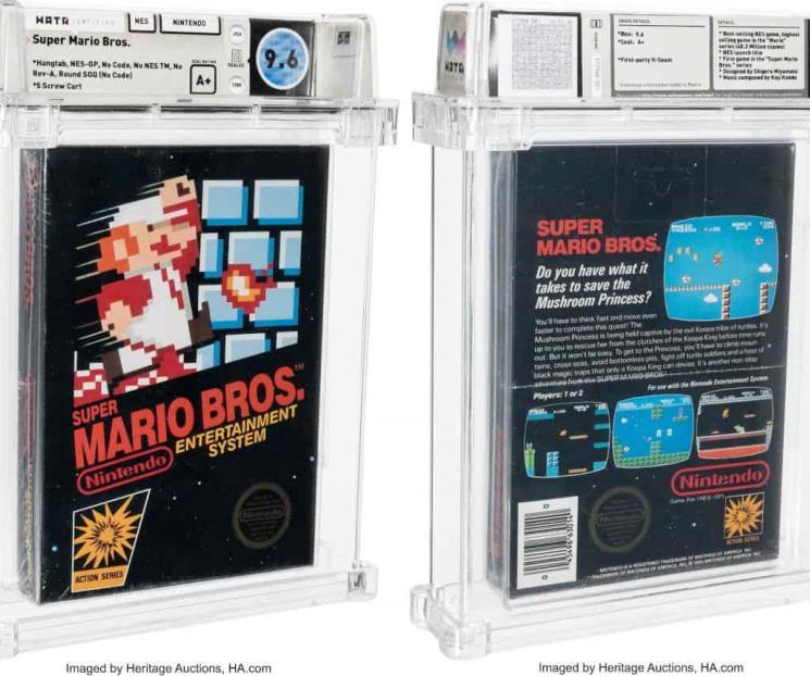 Se vende Super Mario Bros. por 660.000 dólares