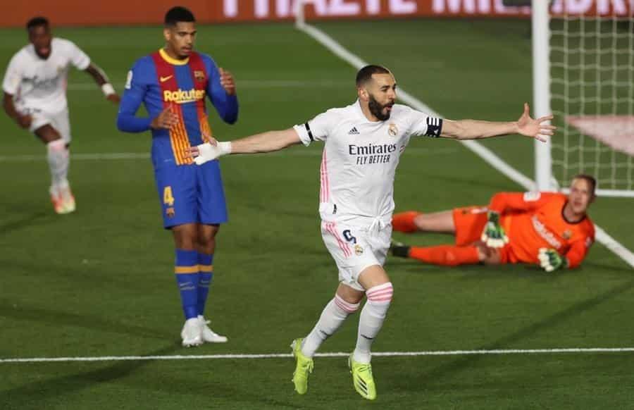 Gana RM a Barça clásico español y es líder provisional