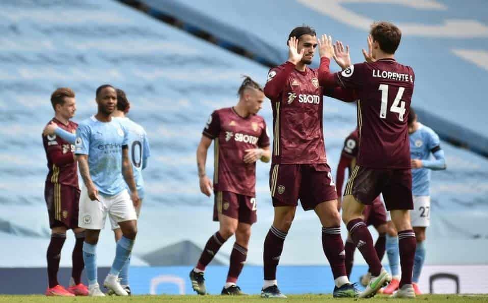 Sorprende Leeds y vencen de visita al líder Manchester City