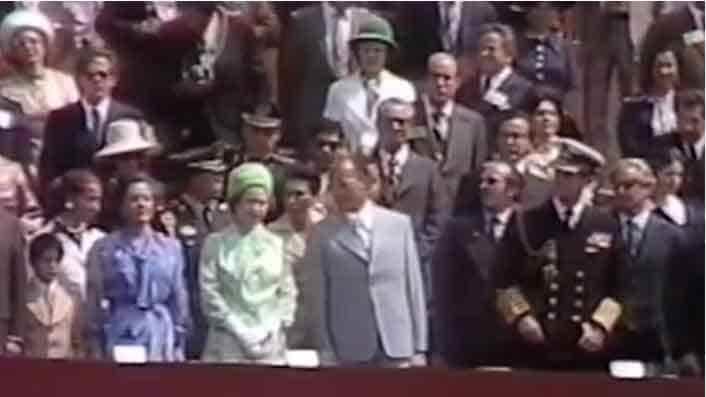 Isabel II y esposo visitaron México