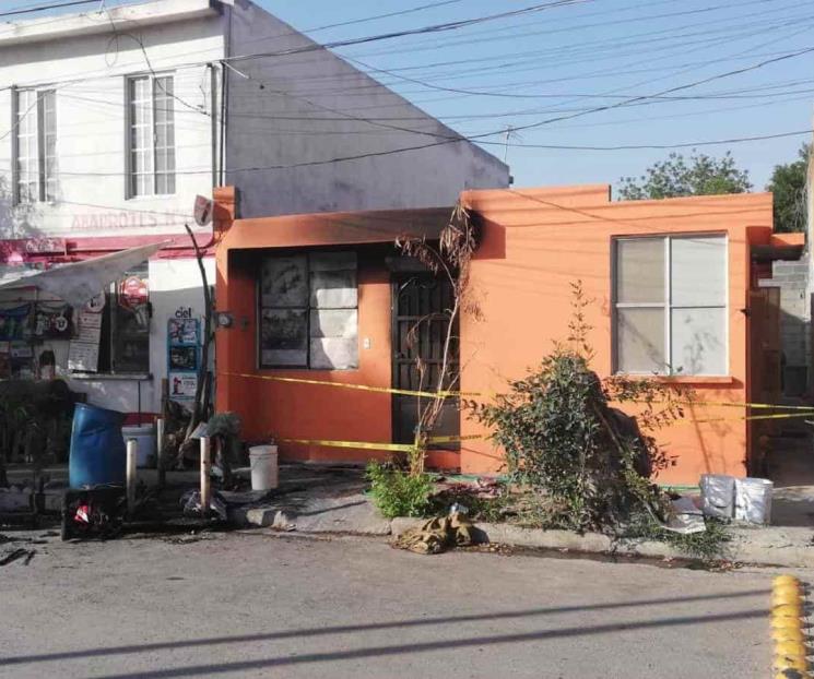 Quema su casa en Apodaca