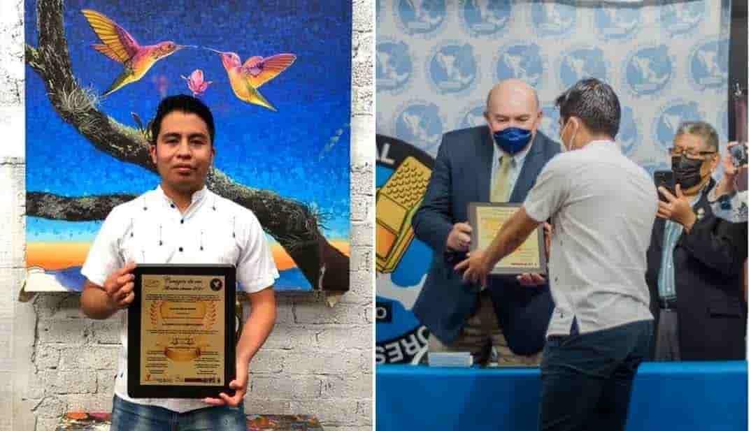 Premian a Carlos Bazán al mérito altruista