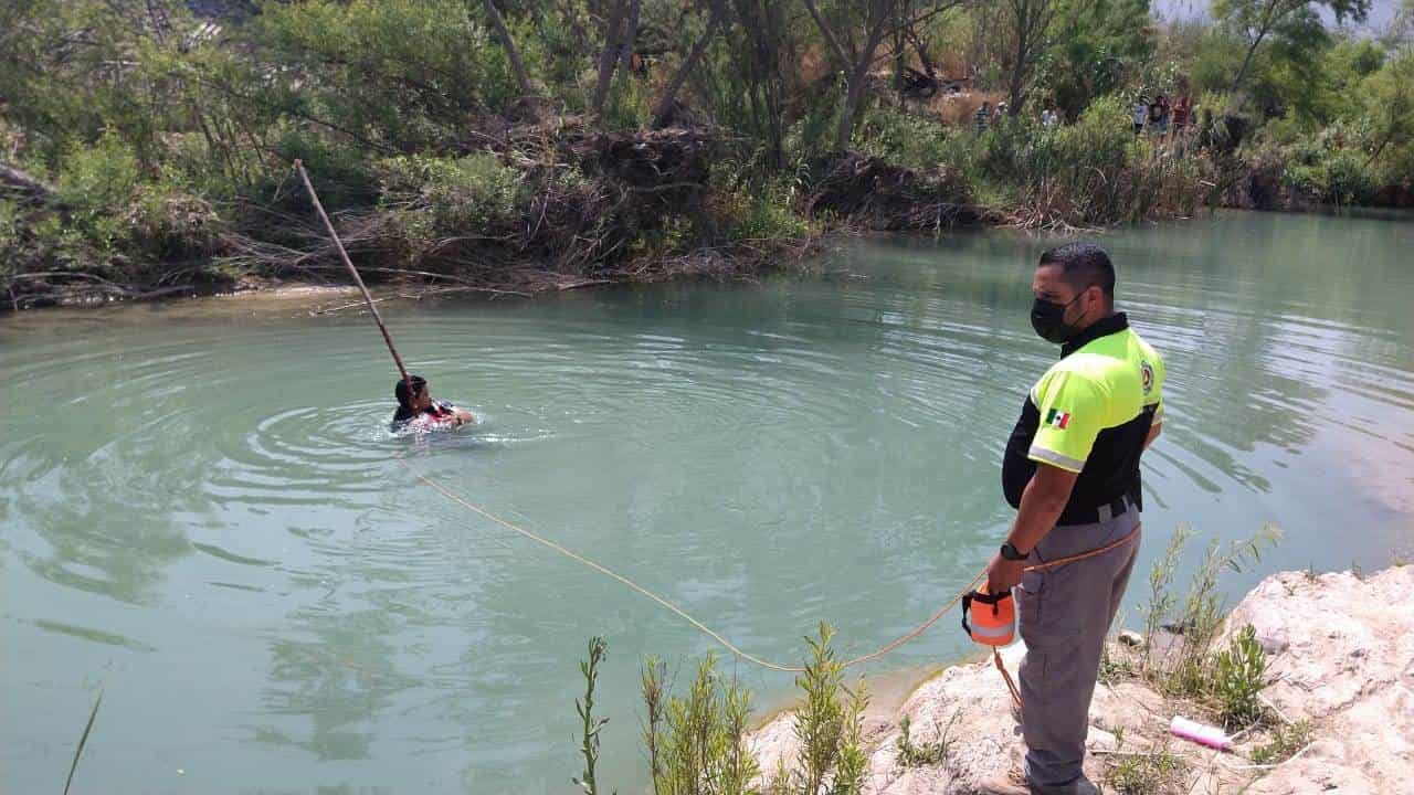 La represa donde despareció la persona se encuentra cerca del cruce de las calles Francisco Naranjo y Porfirio Díaz