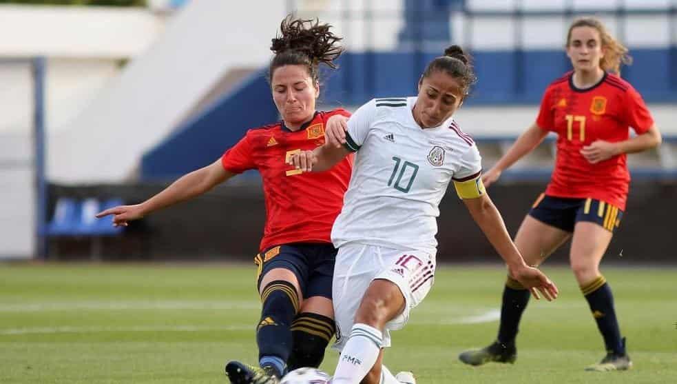 Golea España al TRI Femenll