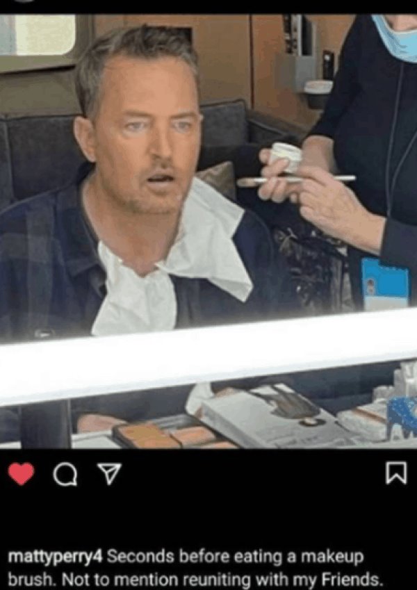 Matthew Perry da el primer vistazo de reunión de Friends