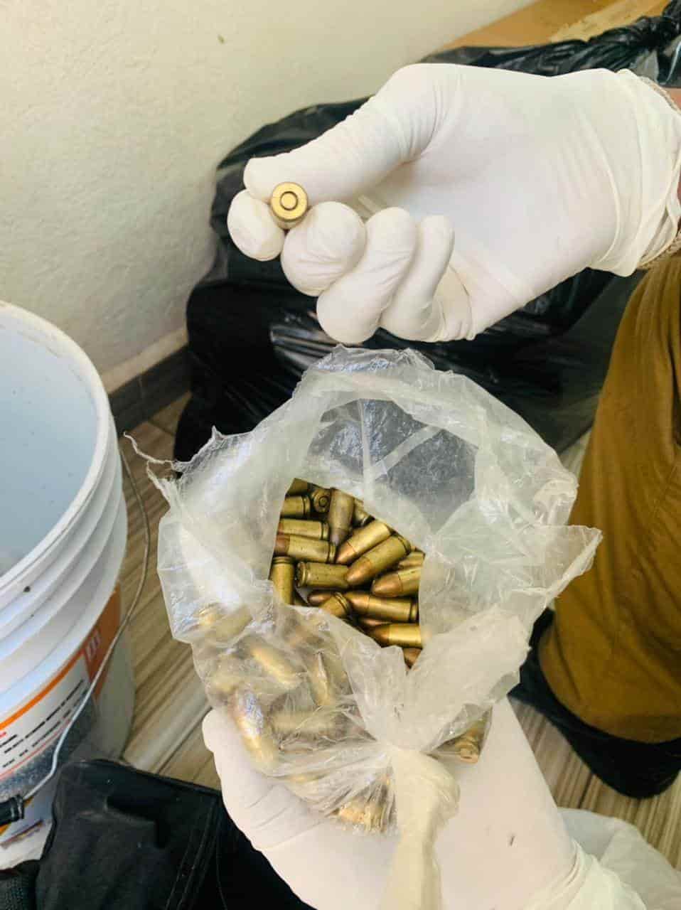 Una maleta llena de proyectiles de arma de fuego fue abandonada en la colonia Fuentes del Valle