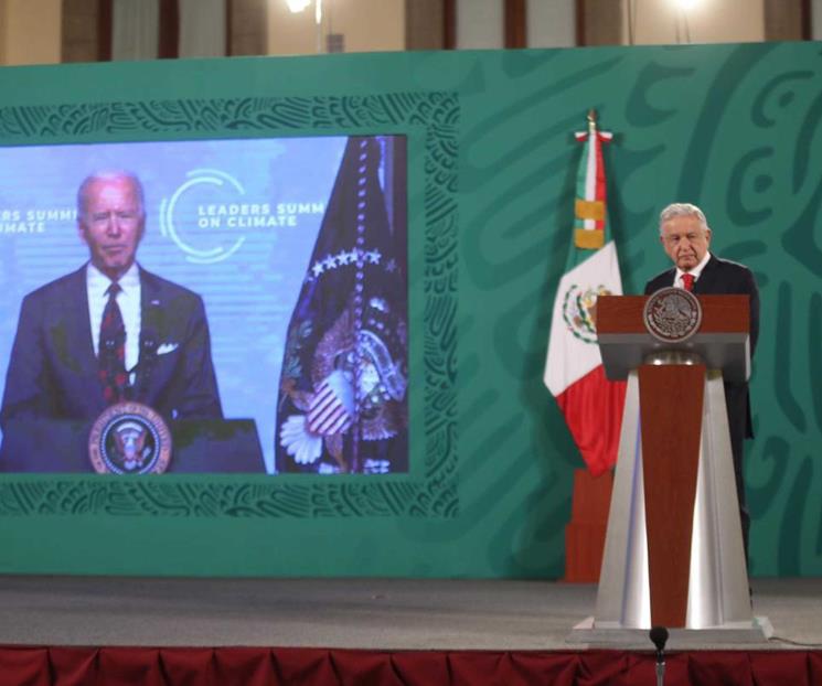 Inicia mañanera con transmisión de Cumbre Líderes Climáticos