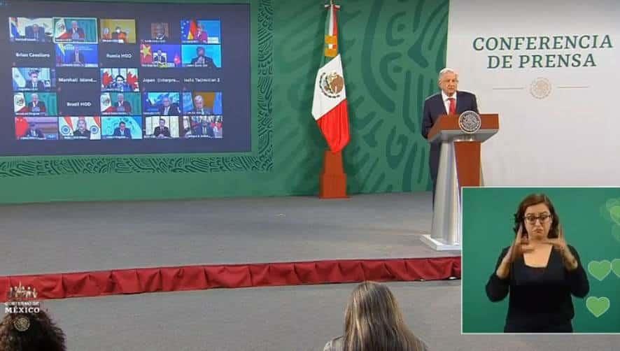 AMLO deja pasar cumbre climática para seguir con su mañanera