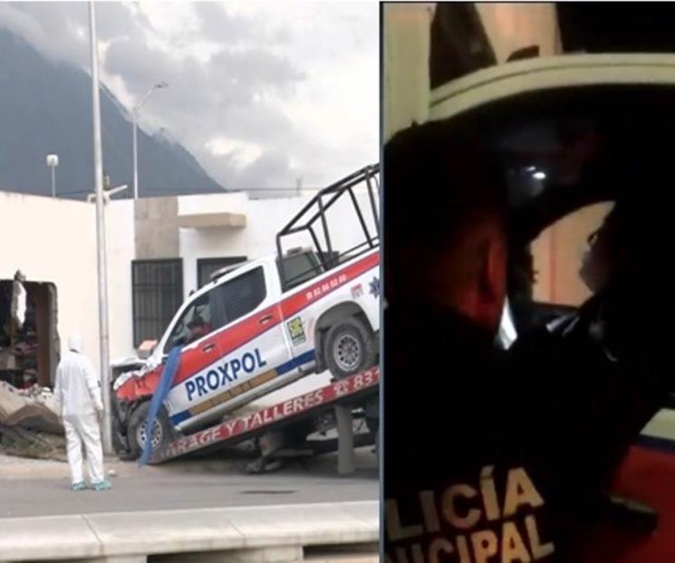 Sigue en hospital mujer policía luego de tragedia