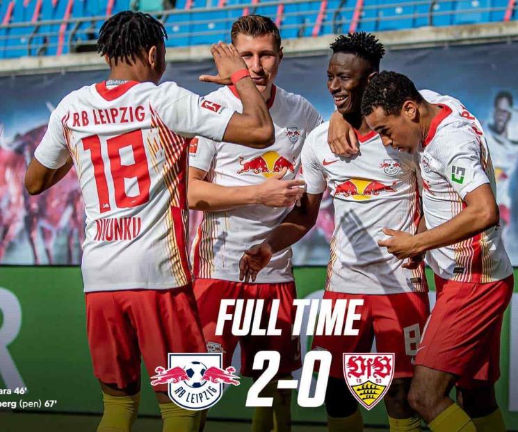 Gana el Leipzig y aún tienen chances en Bundesliga