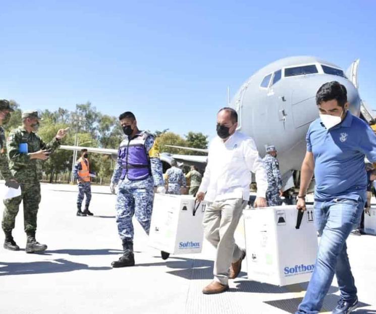 Llegan segundas dosis a Sinaloa