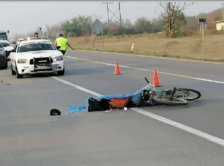 Muere ciclista atropellado en Montemorelos