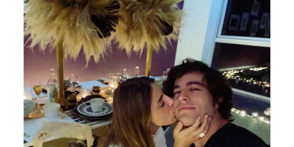 Captan a Michelle y Danilo en pleno beso tras truene