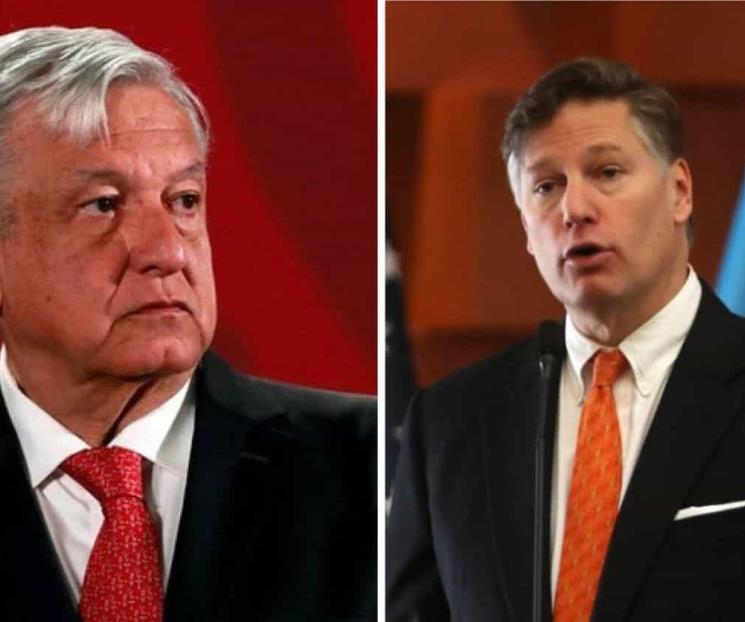 AMLO a exembajador Landau: No pensamos en masacrar como EU