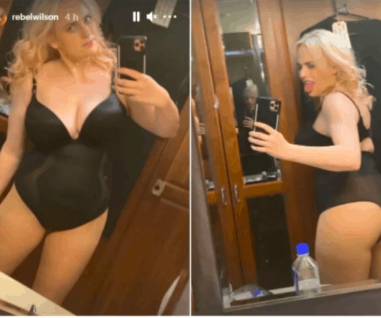 Rebel Wilson posa en lencería tras perder 30 kilos